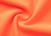 Thumbnail for HI VIS Short Sleeve Workwear Shirt w Reflective Tape Cool Dry Safety Polo 2 Tone, Fluoro Orange / Navy, XS