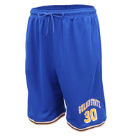 Thumbnail for Men's Basketball Sports Shorts Gym Jogging Swim Board Boxing Sweat Casual Pants, Yellow - Los Angeles 24, S