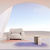 Thumbnail for Modern minimalist gradient non-slip carpet rug