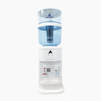 Thumbnail for Luxurious White Benchtop Hot and Cold-Water Dispenser with Filter Bottle and LG Compressor