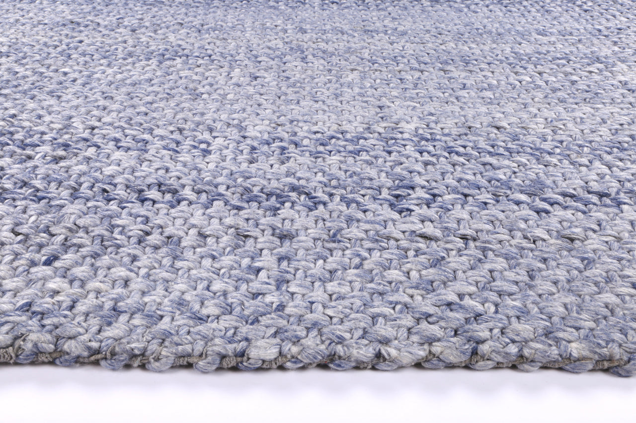 Harlow Chignon Blue Wool Blend Rug 160x230