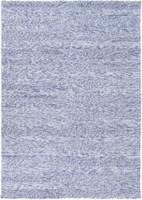 Thumbnail for Harlow Ringlets Blue Wool Blend Rug 160x230