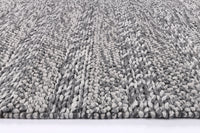 Thumbnail for Harlow Ringlets Charcoal Wool Blend Rug 160x230