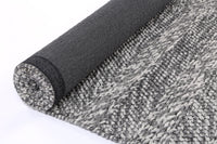 Thumbnail for Harlow Ringlets Charcoal Wool Blend Rug 160x230