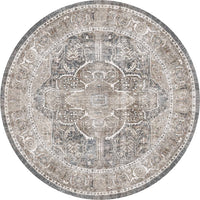 Thumbnail for vintage-crown-kendra-ash-distressed-vintage-round-rug 180x180