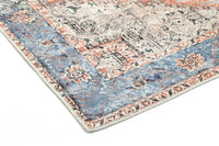 Thumbnail for vintage-crown-cezanne-terracotta-sky-distressed-vintage-rug 80X500