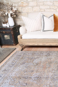 Thumbnail for vintage-crown-adelaide-ash-terracotta-distressed-vintage-rug 160X230
