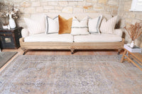 Thumbnail for vintage-crown-adelaide-ash-terracotta-distressed-vintage-rug 160X230