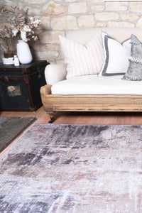 Thumbnail for vintage-crown-leopold-ash-ivory-distressed-vintage-round-rug 160x160