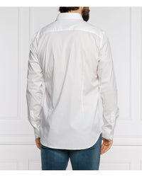 Thumbnail for Aeronautica Militare White Cotton Shirt with Eagle Logo and Button Closure M Men