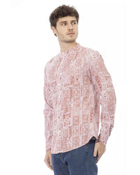 Thumbnail for Regular Fit Mandarin Collar Shirt L Men