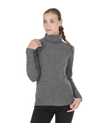 Thumbnail for Cashmere Womens Turtleneck Sweater - 40 EU