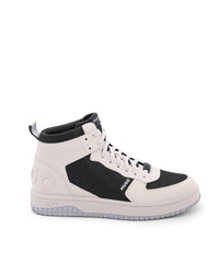 Thumbnail for Hugo Boss Men's Calfskin High Top Sneakers with Rubber Sole in Beige - 42 EU