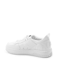 Thumbnail for Hugo Boss Men's Calfskin Rubber Sole Sneakers in White - 39 EU