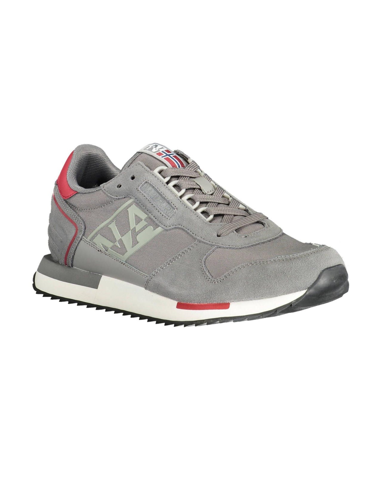 Napapijri Men's Gray Polyester Sneaker - 42 EU