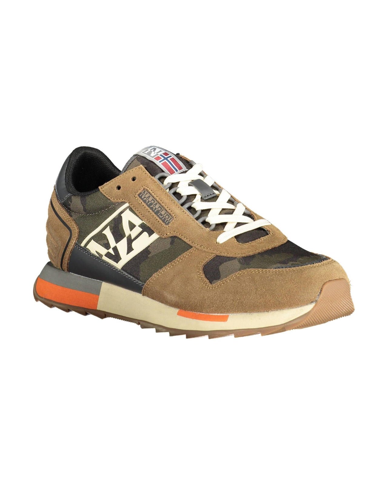 Napapijri Men's Beige Polyester Sneaker - 41 EU