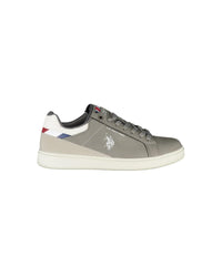 Thumbnail for US POLO ASSN Men's Gray Polyester Sneaker - 43 EU