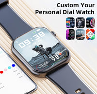 Thumbnail for Smart Watch 44mm Bluetooth call Screen True Multidial Blood Oxygen Game Sports Mode Pro FOR IOS and Android White with 2 straps