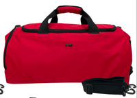 Thumbnail for 48 Litre FIB Sports Duffle Bag Duffel Gym Canvas Travel Foldable - Red