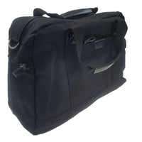 Thumbnail for FIB Byron Cotton Canvas Overnight Bag Travel Luggage Duffle Duffel - Black