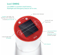 Thumbnail for INFLATABLE SOLAR LIGHT by MPOWERD Luci Camping Lantern Waterproof - EMRG