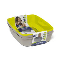 Thumbnail for Scoop Free Cat Litter Box, Moderna Lift-to-Sift Grey, Jumbo