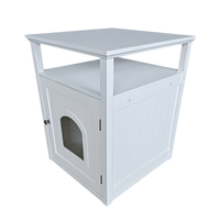 Thumbnail for Jasper 2 Cat Litter Cabinet, White