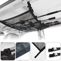 Thumbnail for Car Fishing Rod Strap Vehicle Rod Carrier Storage Net Fishing Pole Holder SUV-2PCS Black Fishing Strap