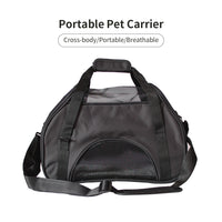 Thumbnail for Ondoing Black Portable Pet Carrier Tote Travel Bag Kennel Soft Dog Crate Cage Outdoor