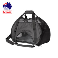 Thumbnail for Ondoing Black Portable Pet Carrier Tote Travel Bag Kennel Soft Dog Crate Cage Outdoor