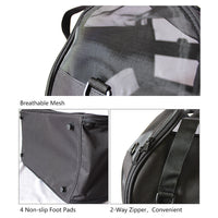 Thumbnail for Ondoing Black Portable Pet Carrier Tote Travel Bag Kennel Soft Dog Crate Cage Outdoor