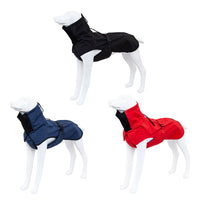 Thumbnail for Pet Dog Raincoat Poncho Jacket Windbreaker Waterproof Clothes with Harness Hole-XXL-Black (Single Layer)