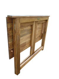 Thumbnail for Hardwood Foldable Teen Desk Set (Acacia)