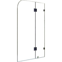 Thumbnail for 900 x 1450mm Frameless Bath Panel 10mm Glass Shower Screen By Della Francesca