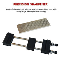 Thumbnail for Double-Sided Diamond Knife Sharpeners Sharpening Stone W/ Stone Holder