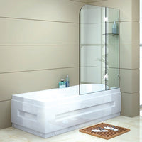 Thumbnail for 900 x 1450mm Frameless Bath Panel 10mm Glass Shower Screen By Della Francesca