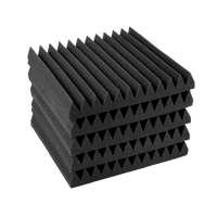 Thumbnail for 40pcs Studio Acoustic Foam Sound Absorbtion Proofing Panels Tiles Wedge 30X30CM