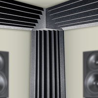 Thumbnail for 20pcs Studio Acoustic Foam Corner Bass Trap Sound Absorption Treatment Proofing