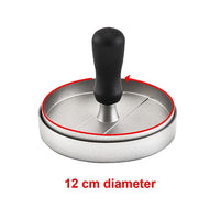 Thumbnail for Large Round Hamburger Patty Maker Grill Press Burger Metal Mold Cooking Tools