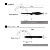 Thumbnail for Kitchen 17 Pc Knife Set w/ Block & Sharpener Chef Bread Steak Knives