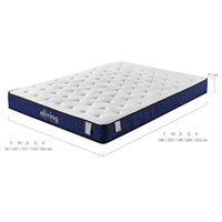 Thumbnail for Cool Gel Memory Foam Mattress 5 Zone Pocket Spring Double