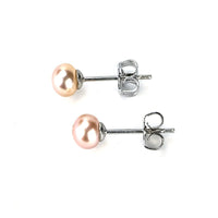 Thumbnail for Freshwater Pink Pearls Kellyville Earrings 7-8 mm AAA-0