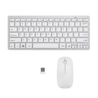 Thumbnail for Wireless Keyboard and Mouse Combo Bluetooth Set for PC Laptop Phone Tablet 78 Keys White