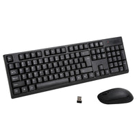 Thumbnail for Wireless Keyboard and Mouse Combo Bluetooth Set for PC Laptop Phone Tablet 104 Keys Black