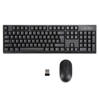 Thumbnail for Wireless Keyboard and Mouse Combo Bluetooth Set for PC Laptop Phone Tablet 104 Keys Black