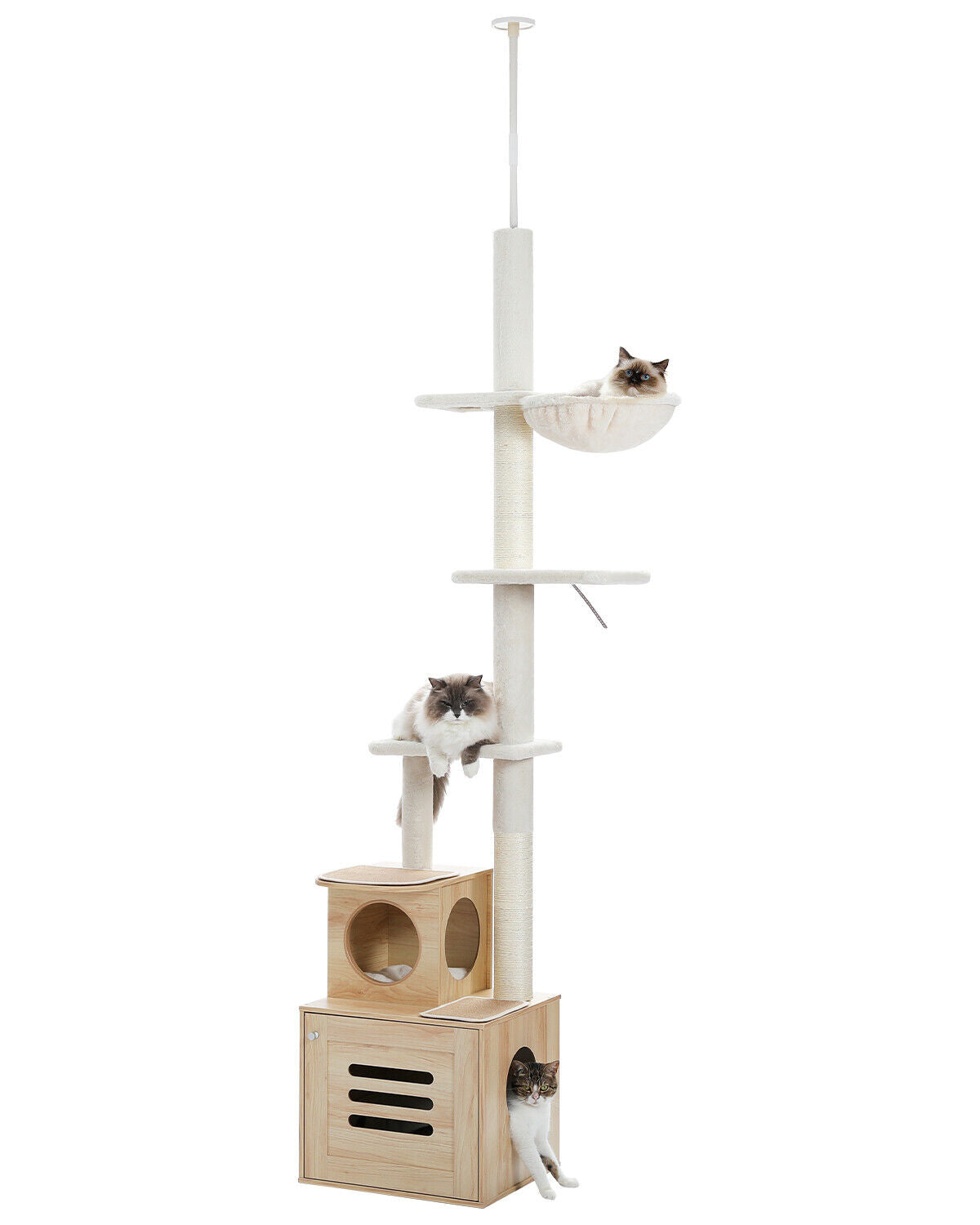 The High Ceiling Crawler - Cat Tree in Beige-0