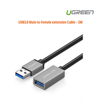 Thumbnail for UGREEN USB3.0 Male to Female extension Cable 2M (10373)