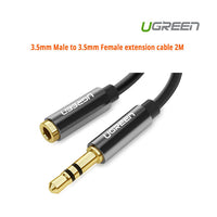 Thumbnail for UGREEN 3.5mm Male to 3.5mm Female extension cable 2M (10594)