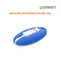 Thumbnail for UGREEN USB to Micro USB Key Chain Cable - Blue (30309)