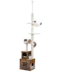 Thumbnail for The High Ceiling Crawler - Cat Tree in Brown-0